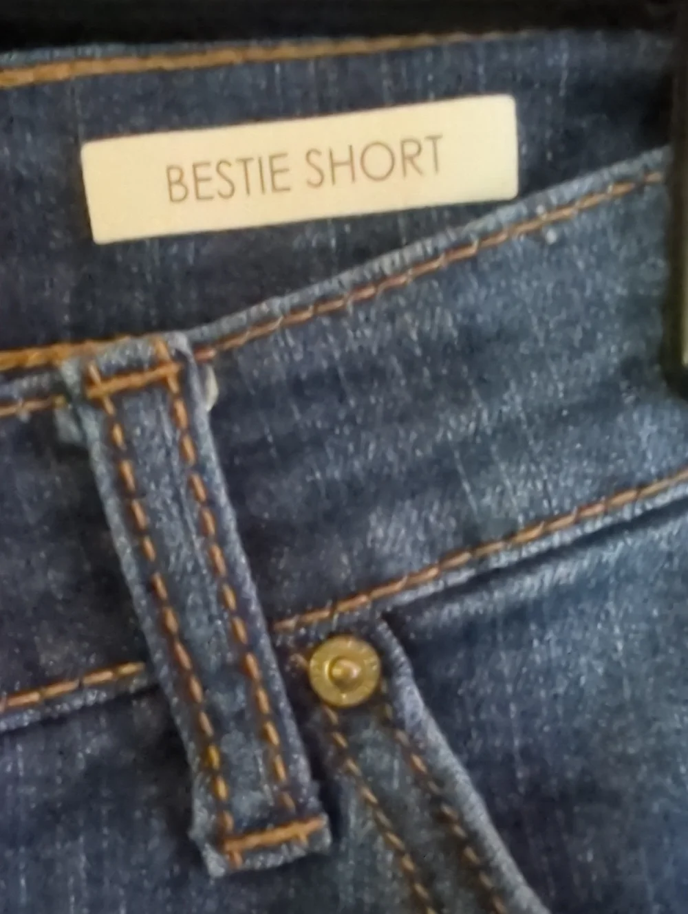 Vintage America Women’s Dark Blue Embroidered Denim Shorts - Picture 3 of 5